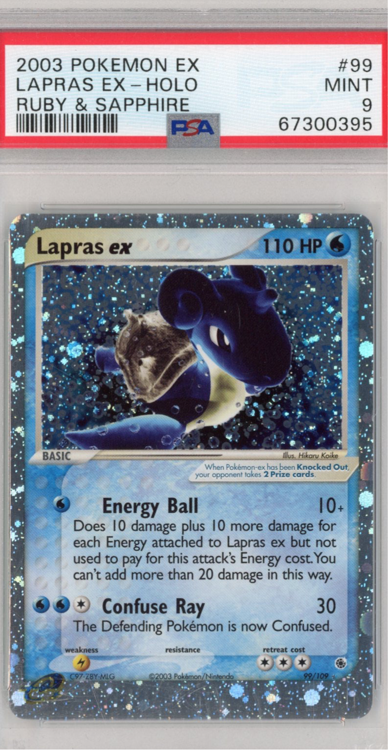 Lapras ex 99/109 PSA 9