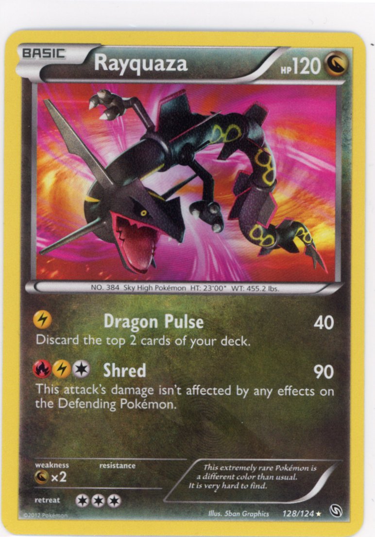 Rayquaza 128/124 Near Mint