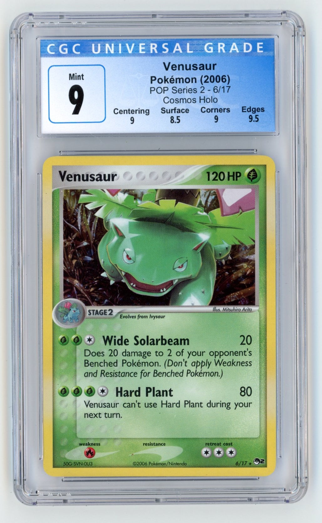 Venusaur Pop Series Holo CGC 9