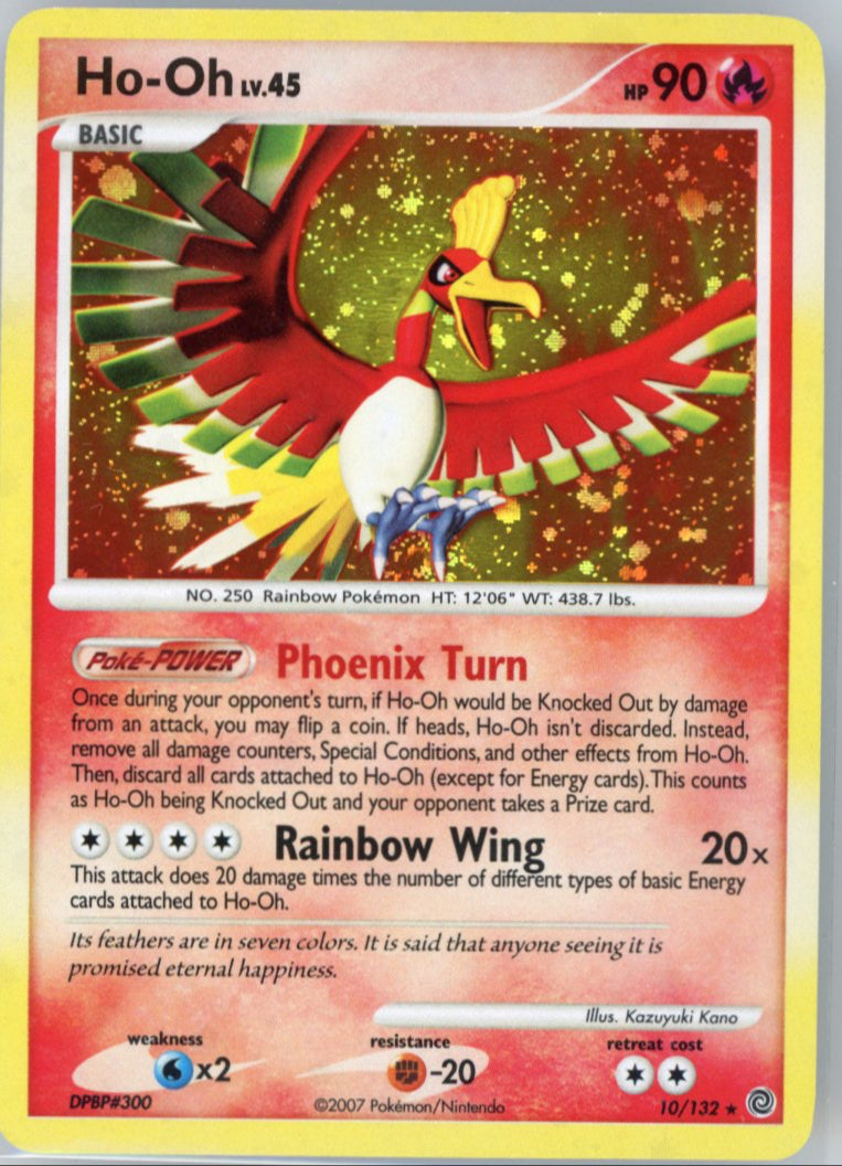 Ho-Oh lv45 holo 10/132 NM