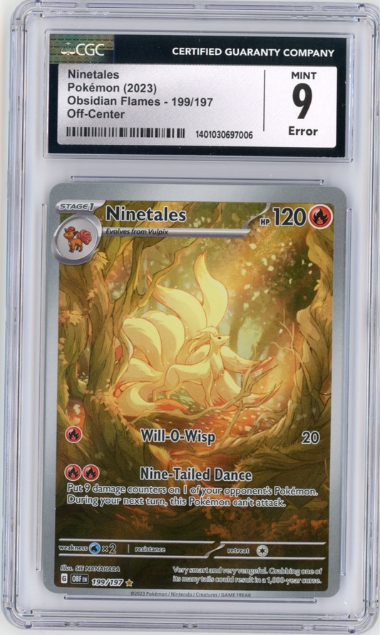 Ninetales 199 CGC 9 ERROR