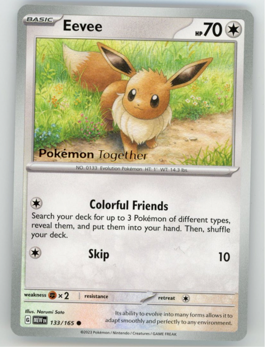 Eevee Journey Together Stamped NM