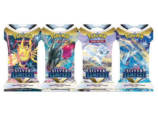 Silver Tempest Sleeved Booster Pack Sealed x1