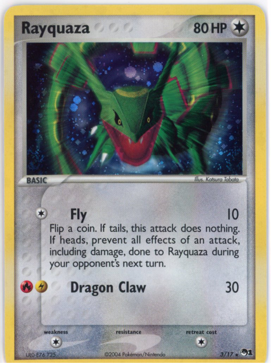 Rayquaza 3 Pop Series 7 Holo NM