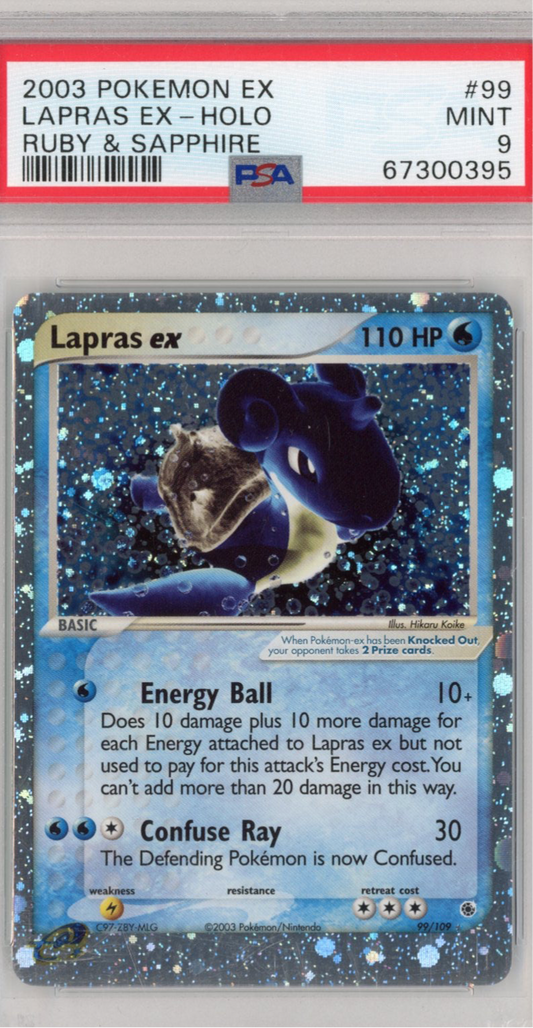 Lapras ex 99/109 PSA 9