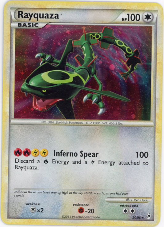 Rayquaza 20 Holo LP