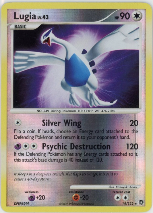 Lugia 14 Reverse NM