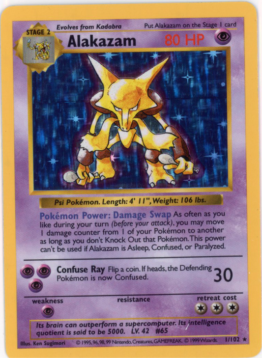 Alakazam 1 Shadowless LP