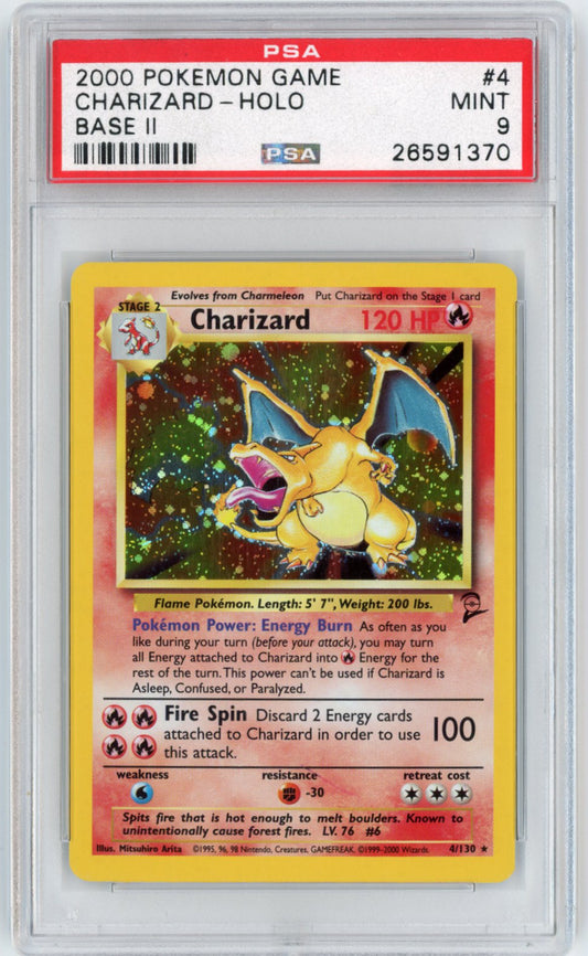 CHARIZARD BASE SET 2 PSA 9