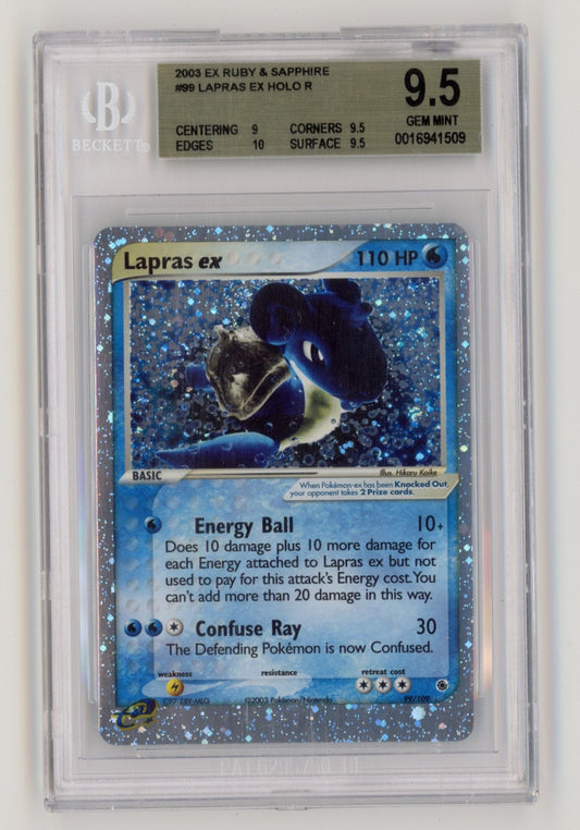 Lapras RUBY SAPPHIRE BGS 9.5