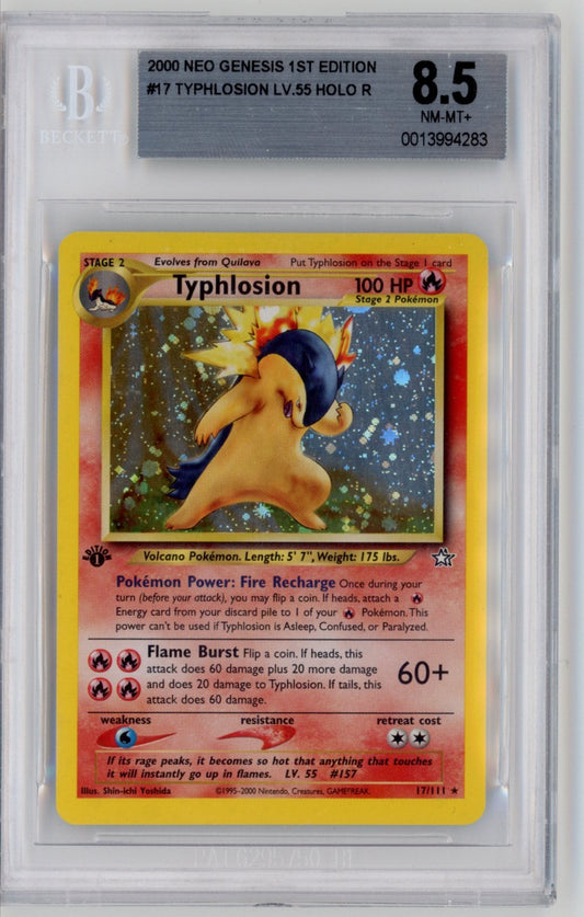 1st Edition Typhlosion BGS 8.5