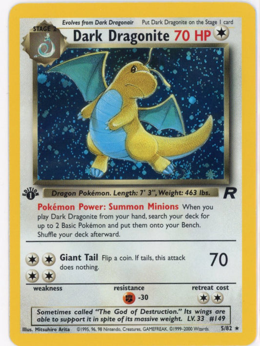 1st Edition Dragonite Holo NM