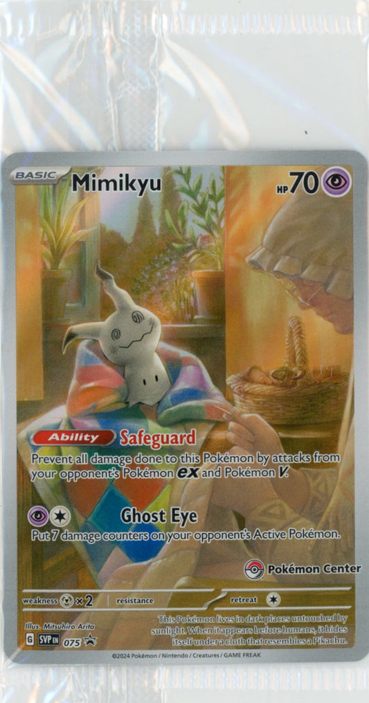 Mimikyu Pokemon Center 75 Promo