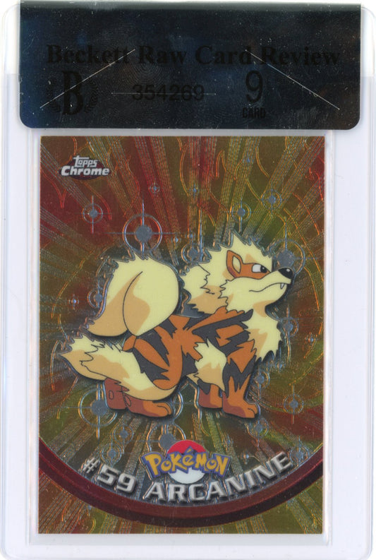 Arcanine Topps 59 BGS 9