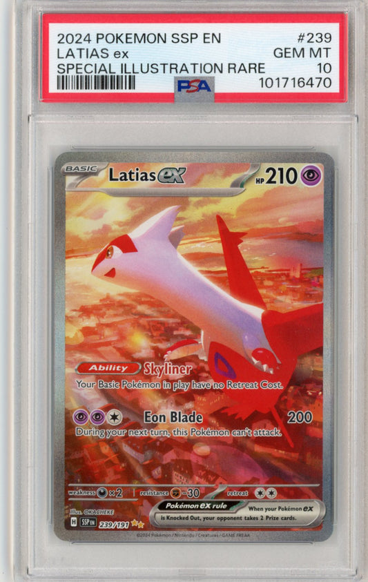 Latias EX 239 English PSA 10