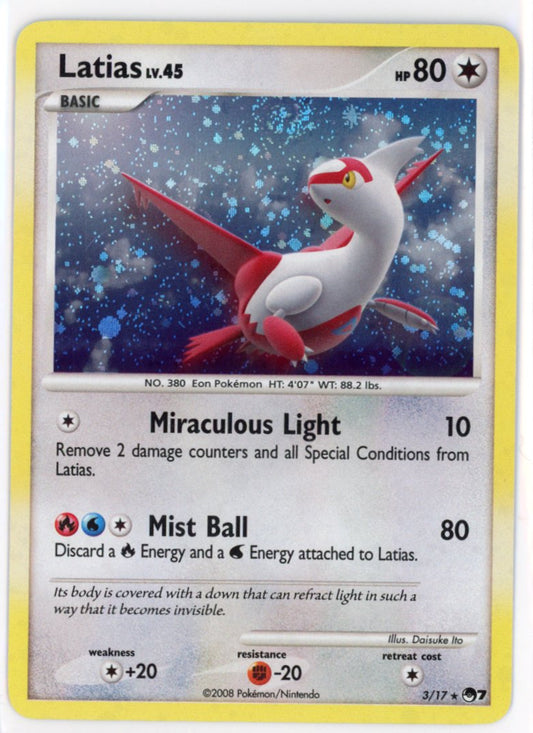 Latias 3 Pop Series Holo 7 NM