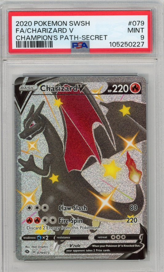 Charizard V 079 PSA 9