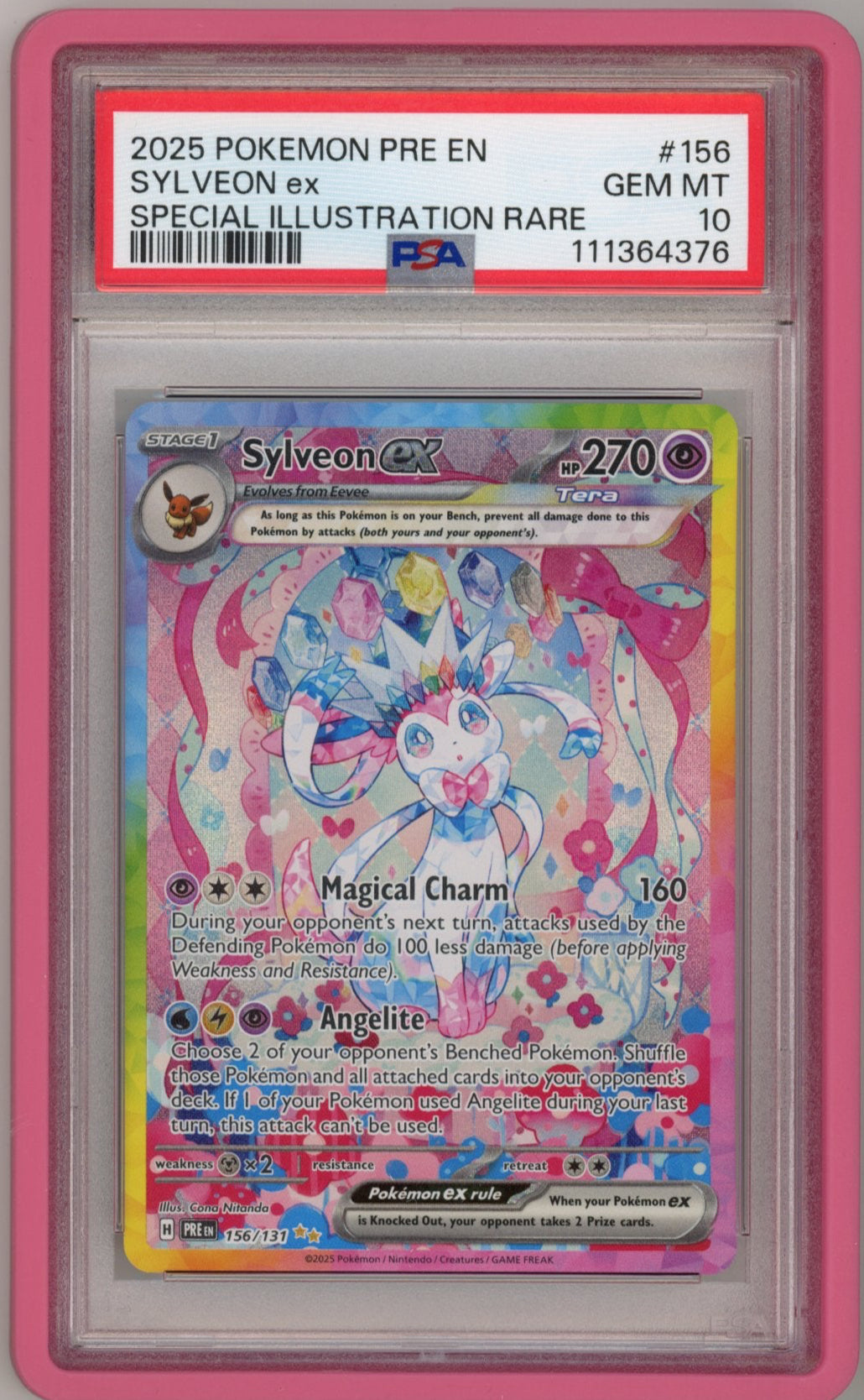 Sylveon SIR 156 PSA 10